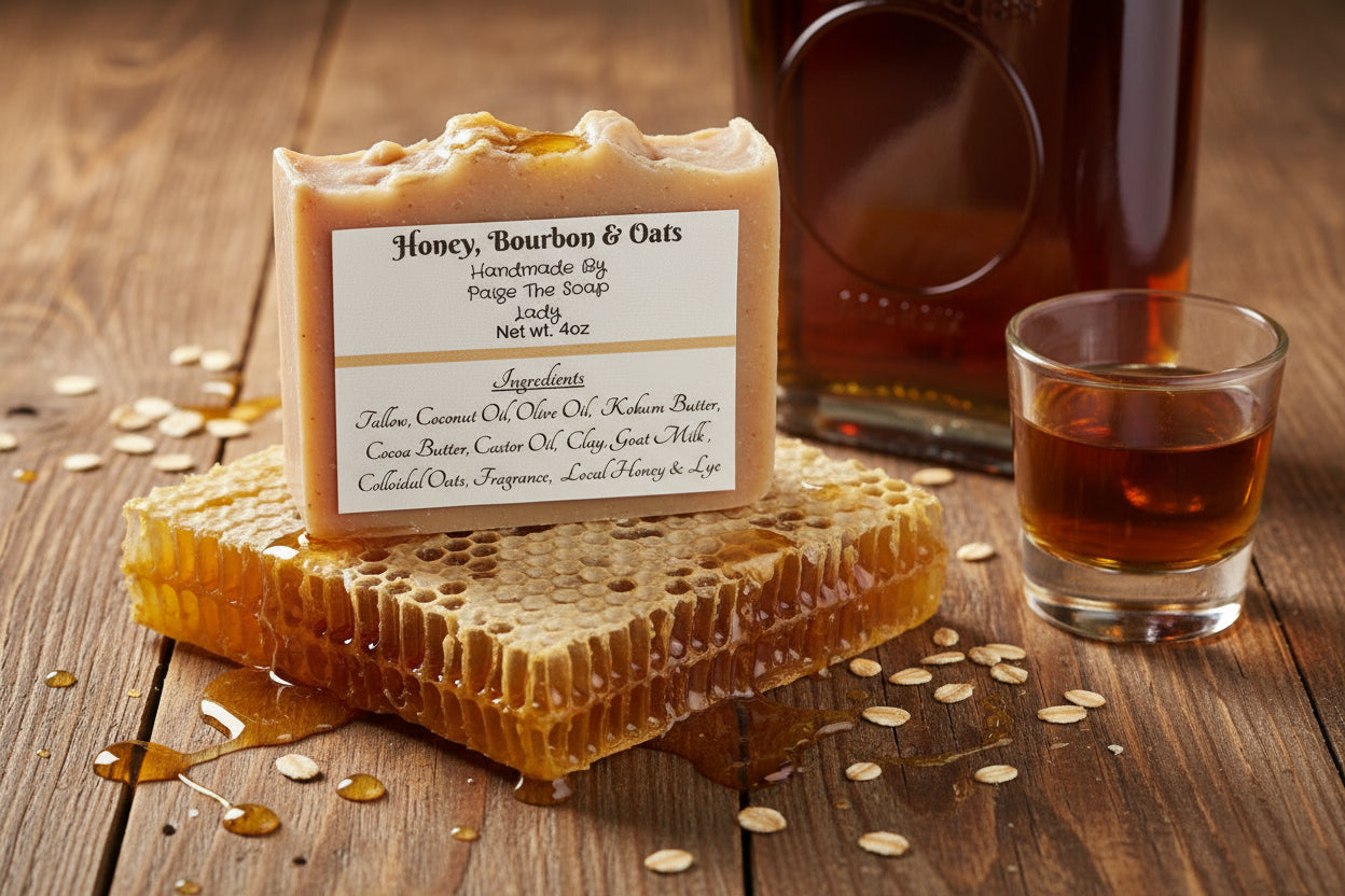Honey and Oatmeal Soap HONEY BOURBON AMD OATS