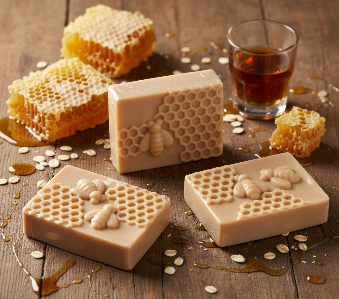 Honey and Oatmeal Soap HONEY BOURBON AMD OATS