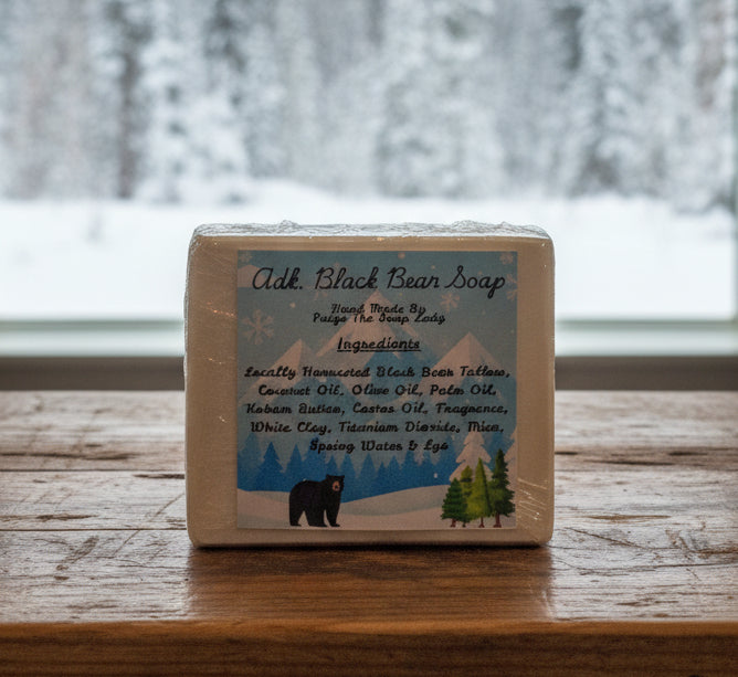 Adk. Black Bear Soap                    Fresh Snow