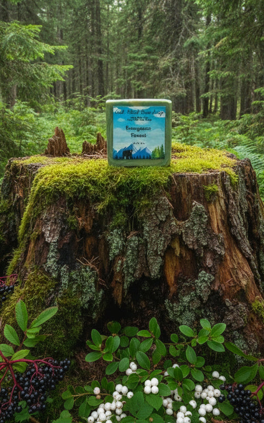 Adk Black Bear Soap.    Evergreen Forest