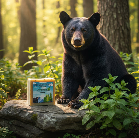 Adirondack Black Bear soap Patch of Mint
