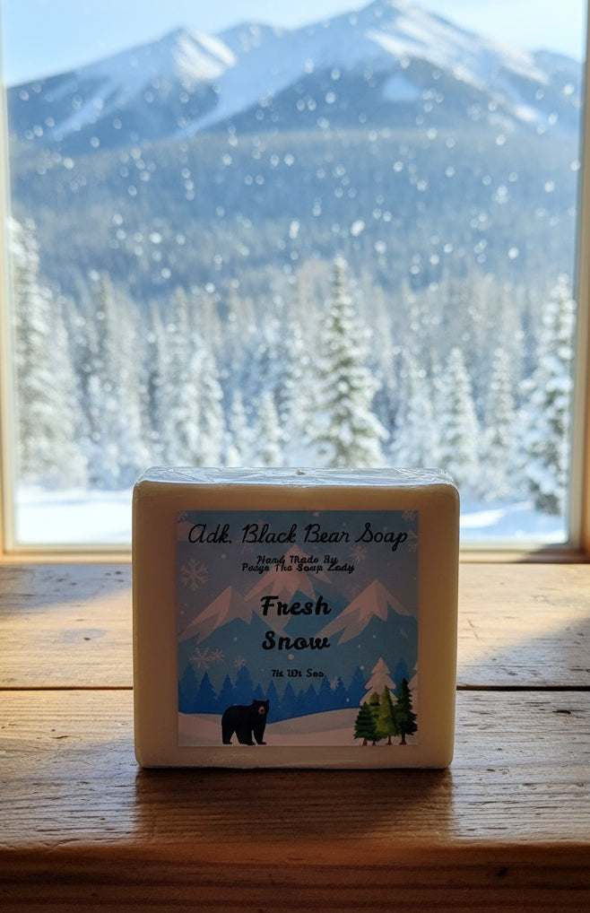 Adk. Black Bear Soap                    Fresh Snow